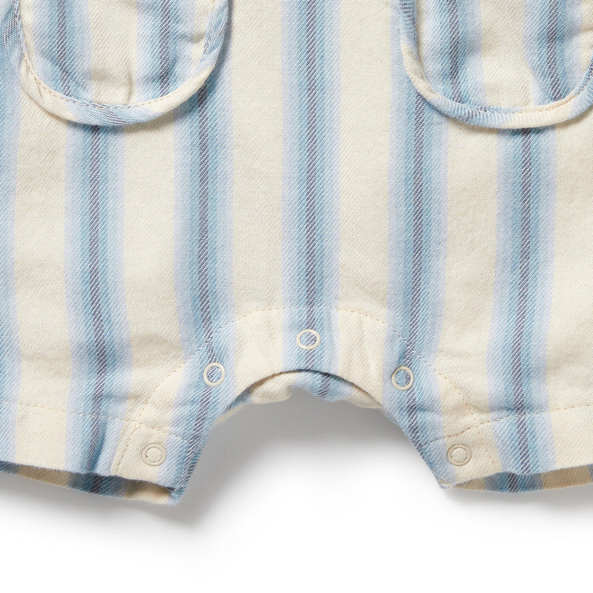 Deep Blue Stripe Organic Overall