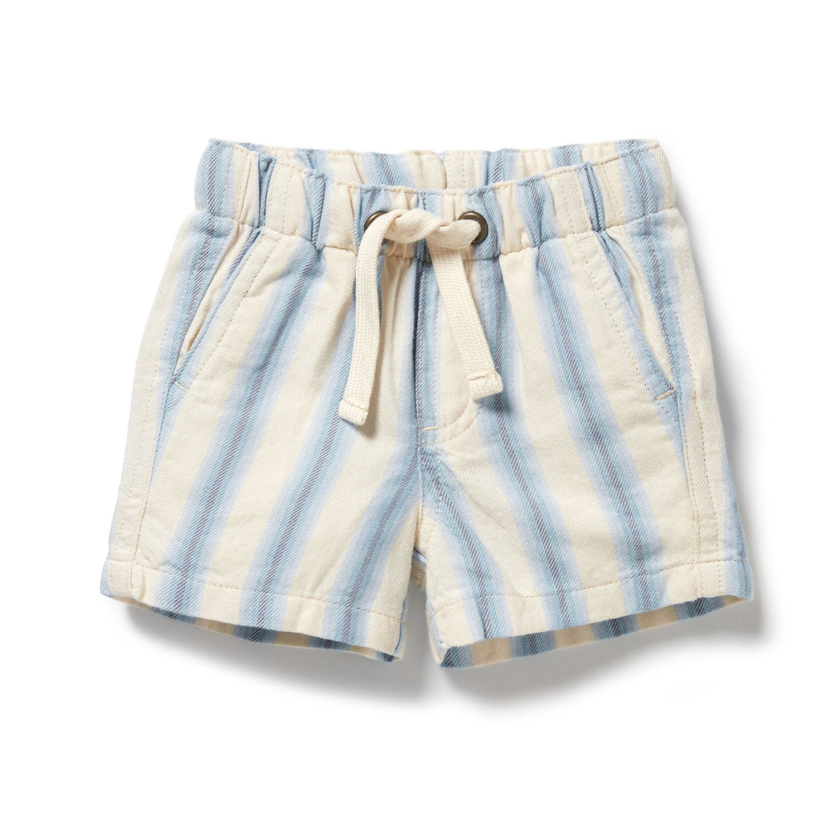 Deep Blue Stripe Organic Short