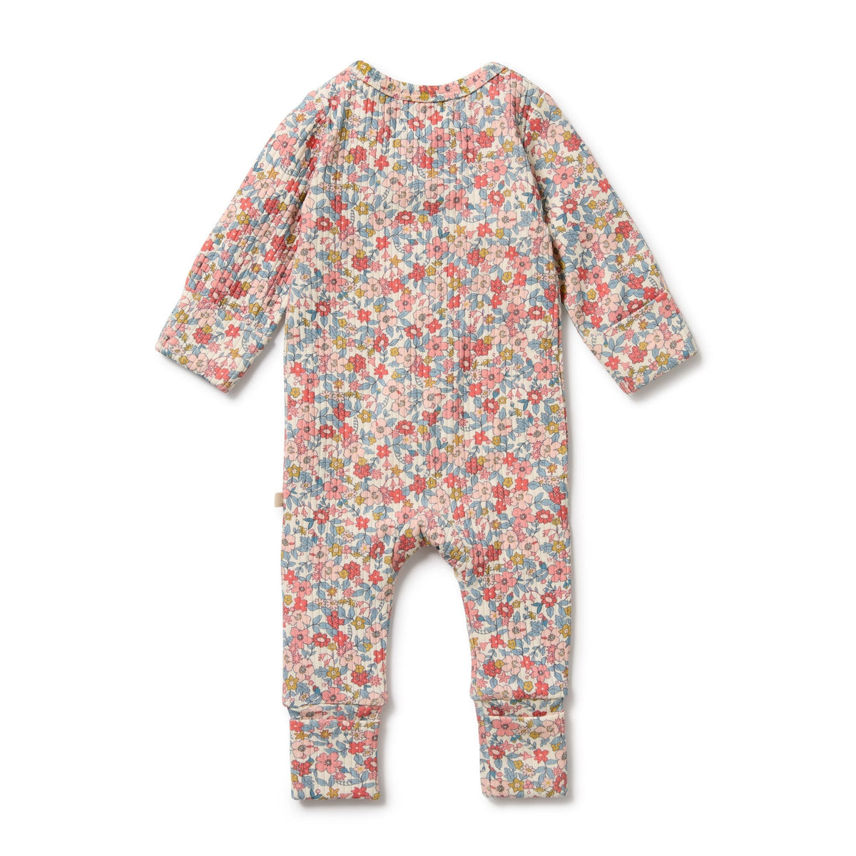 Summer Bloom Organic Zipsuit with Feet