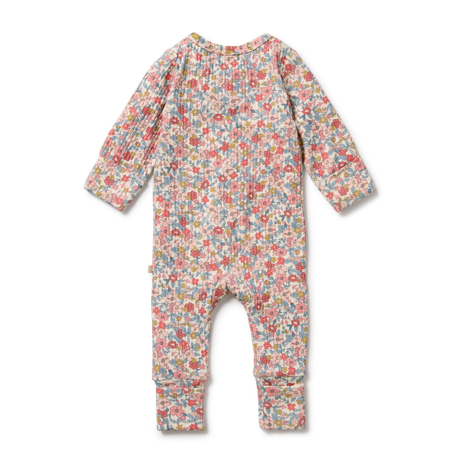Summer Bloom Organic Zipsuit with Feet