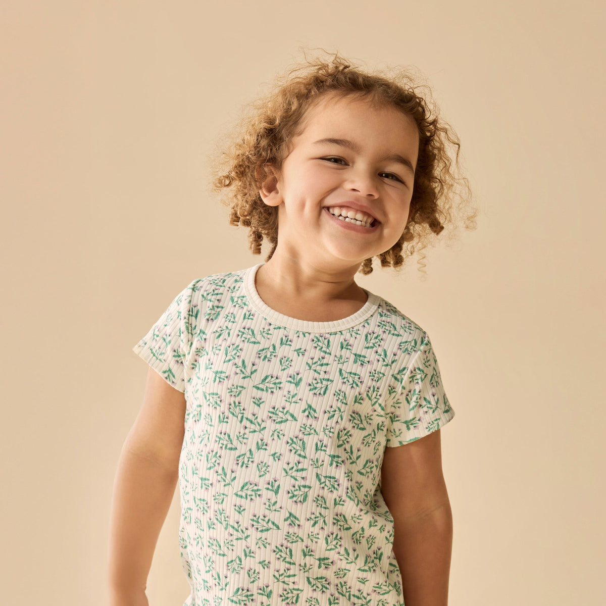 Periwinkle Organic Short Sleeved Pyjamas