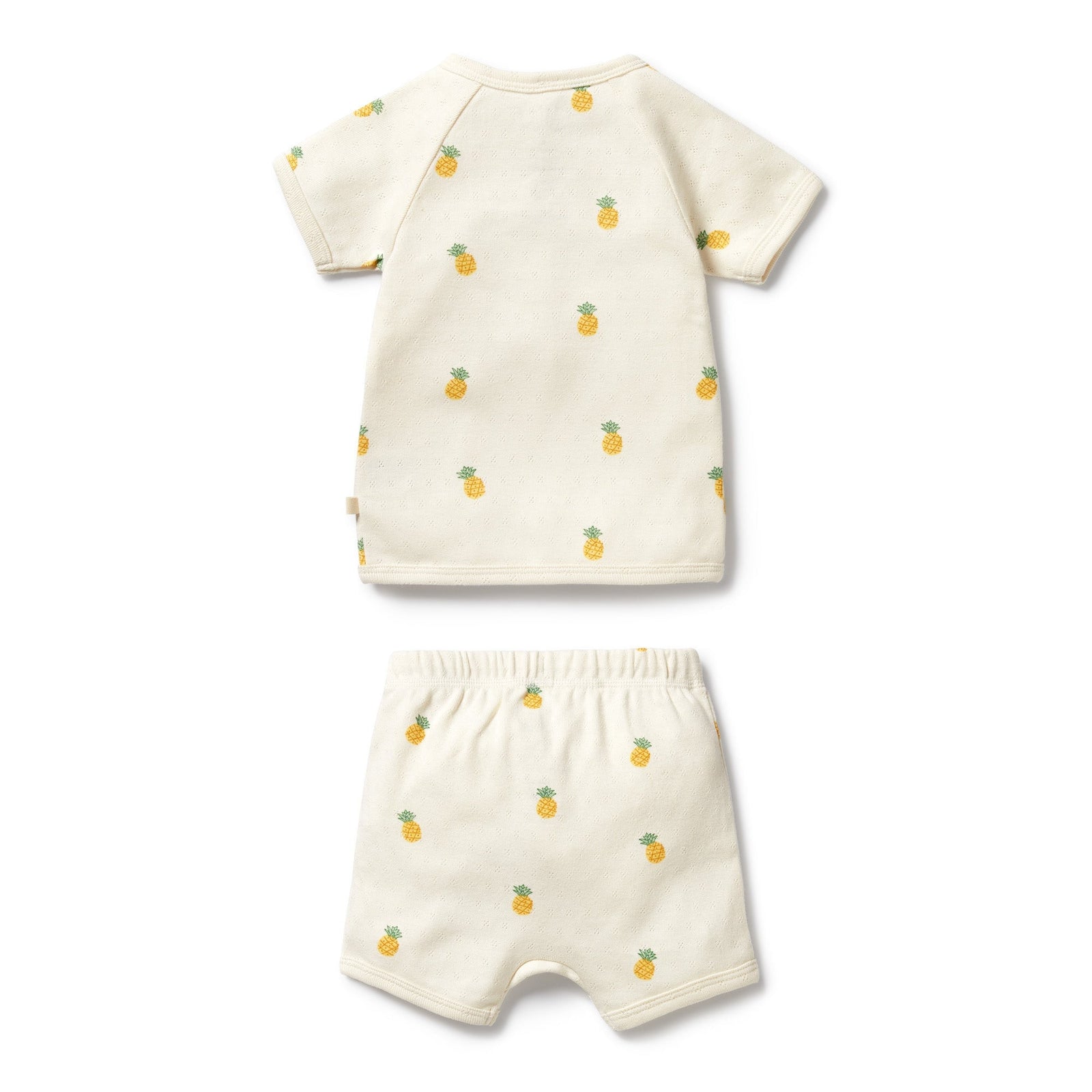 Piney Pals Organic Pointelle Kimono Set