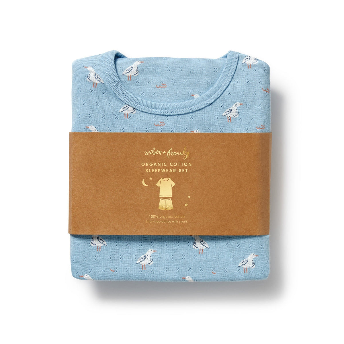 Sunny Seagulls Organic Pointelle Pyjamas