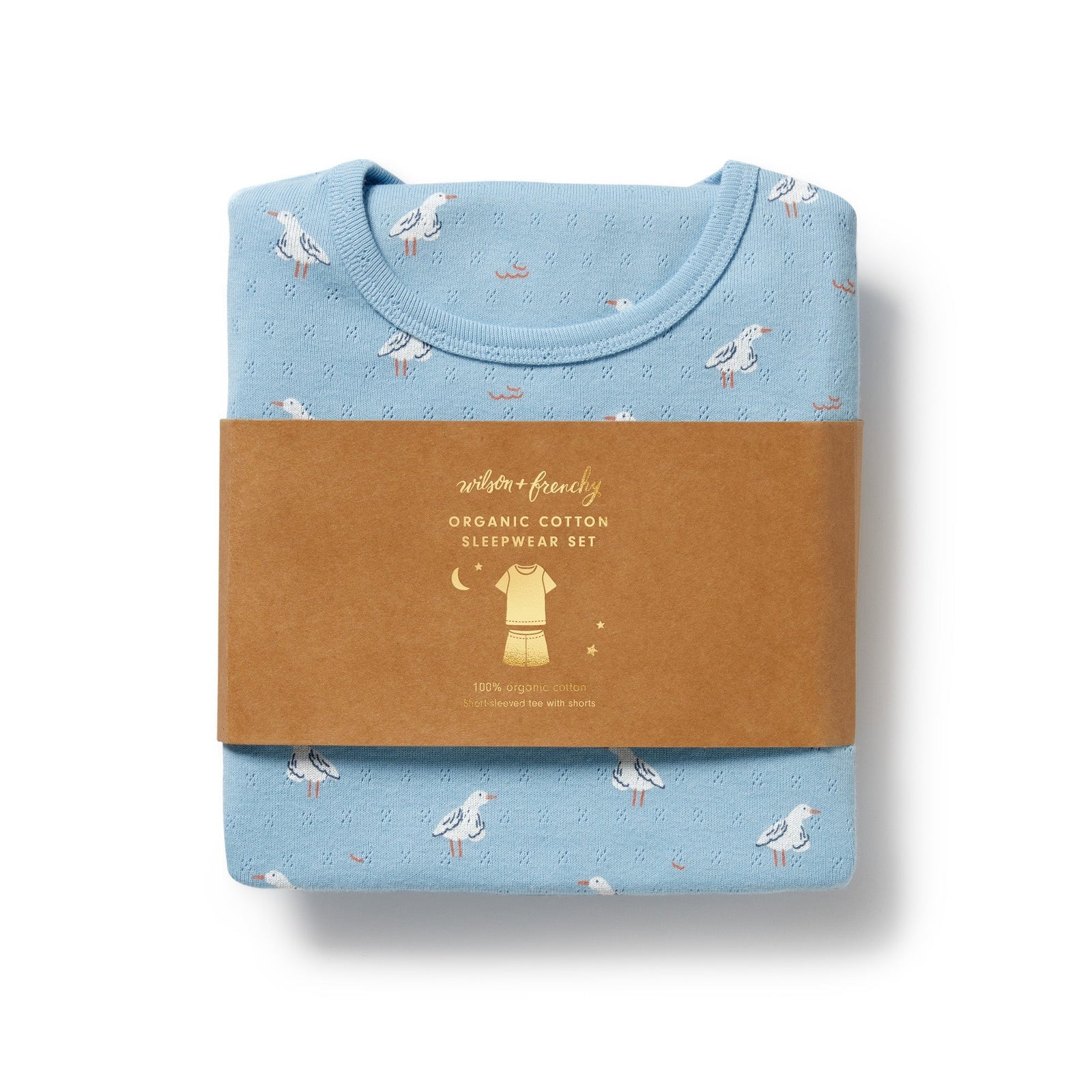 Sunny Seagulls Organic Pointelle Pyjamas