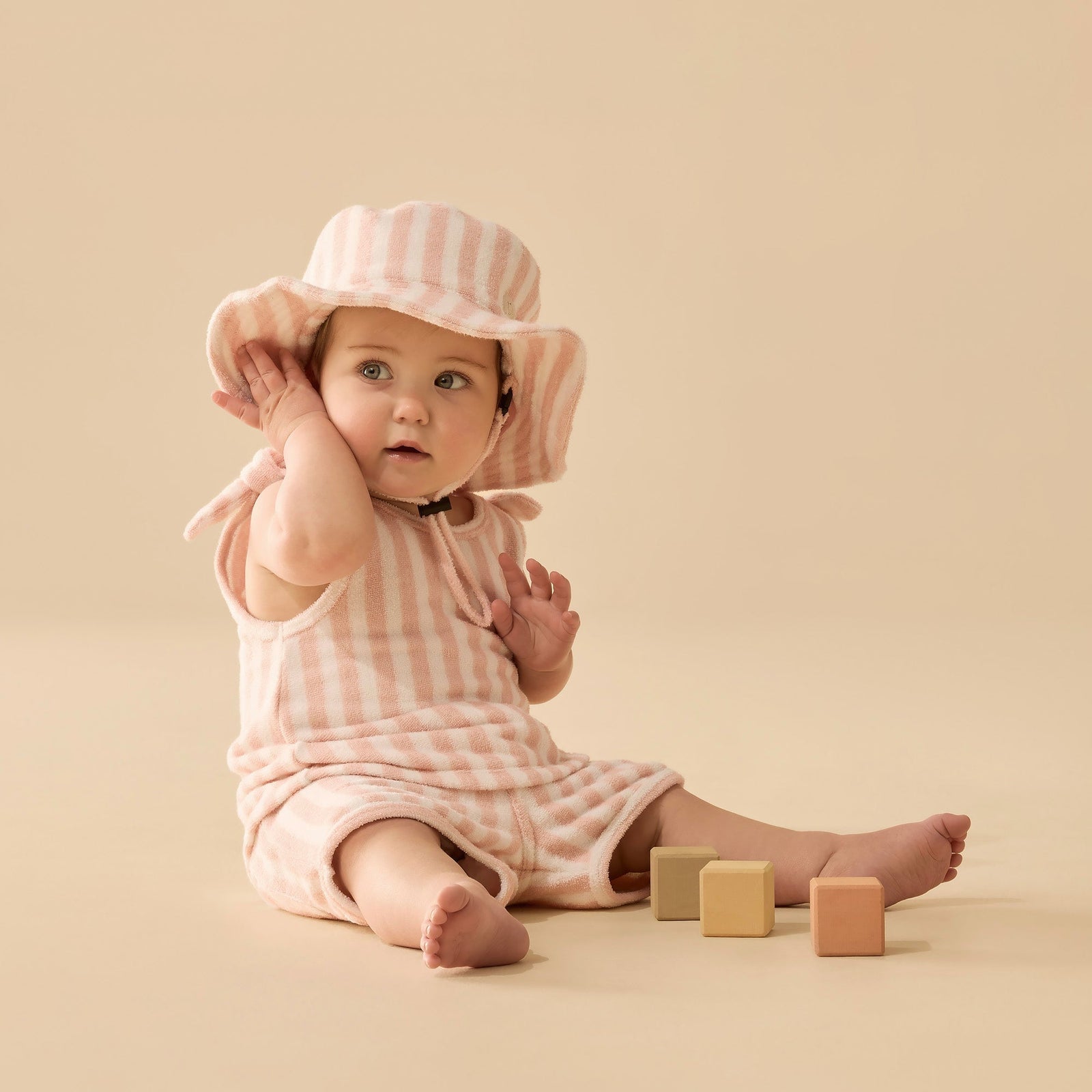 Strawberry Wave Organic Terry Singlet