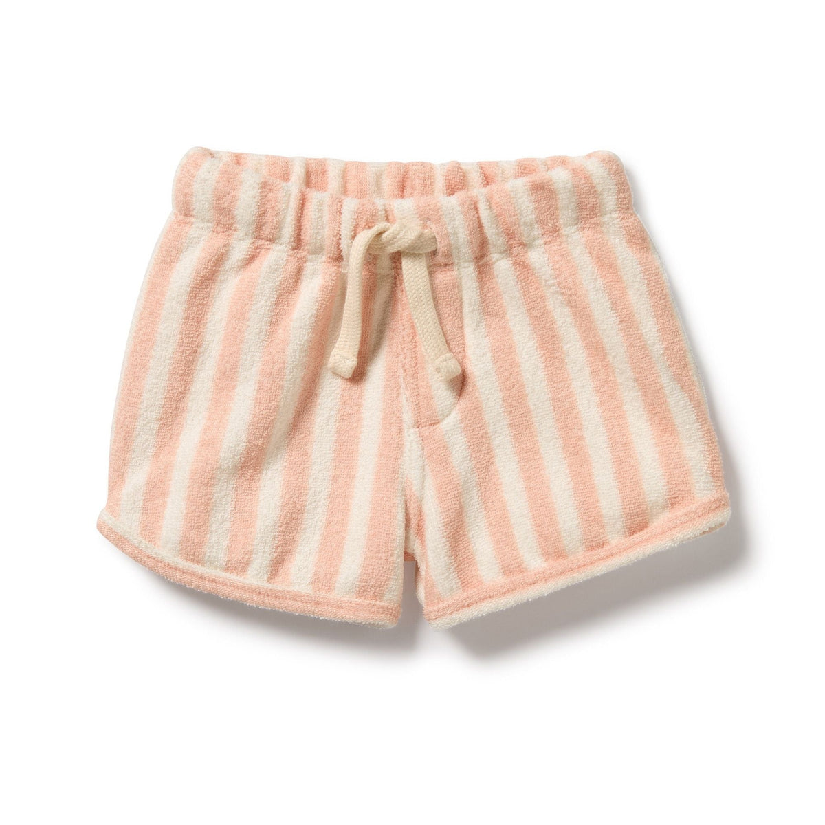 Strawberry Wave Organic Terry Tie Short