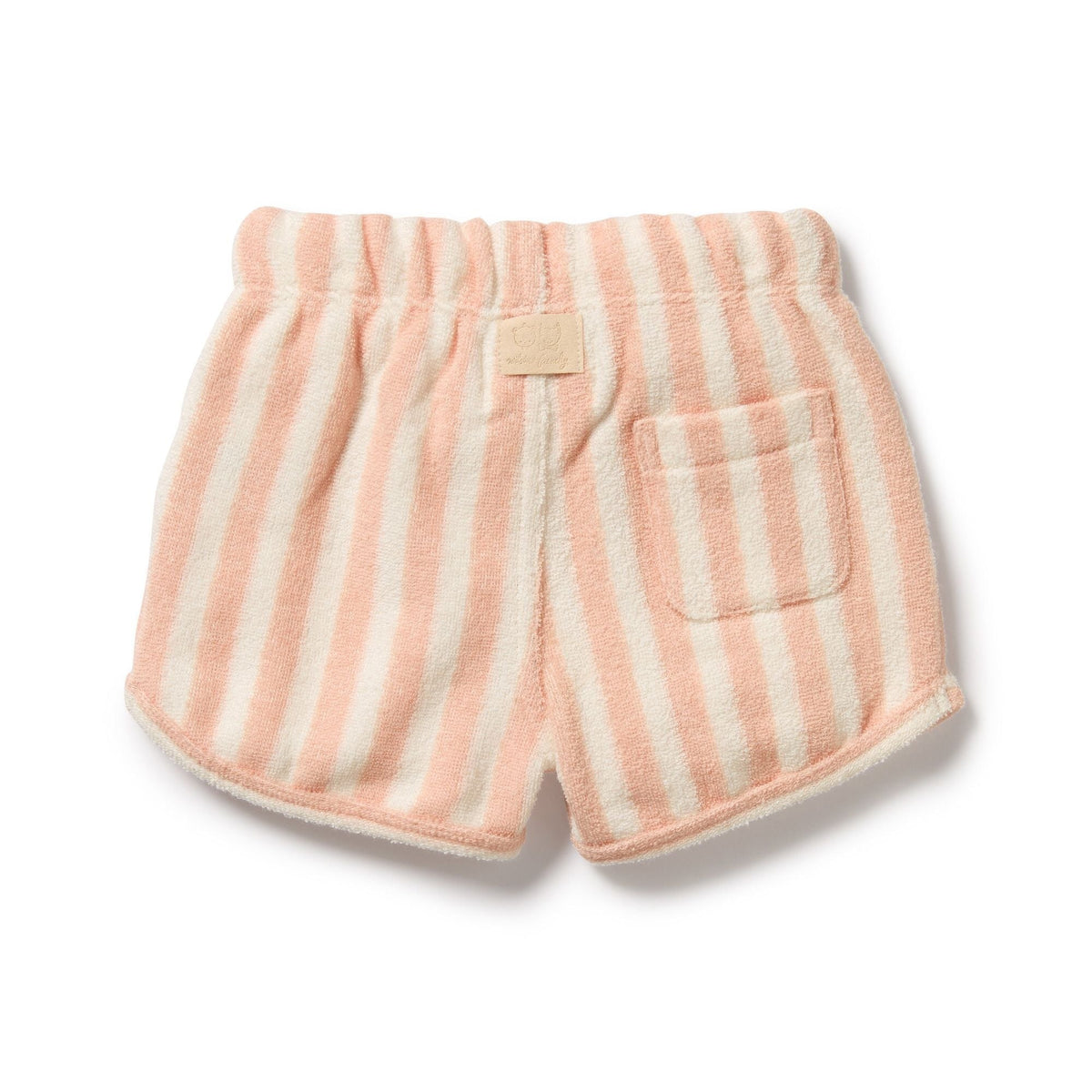 Strawberry Wave Organic Terry Tie Short