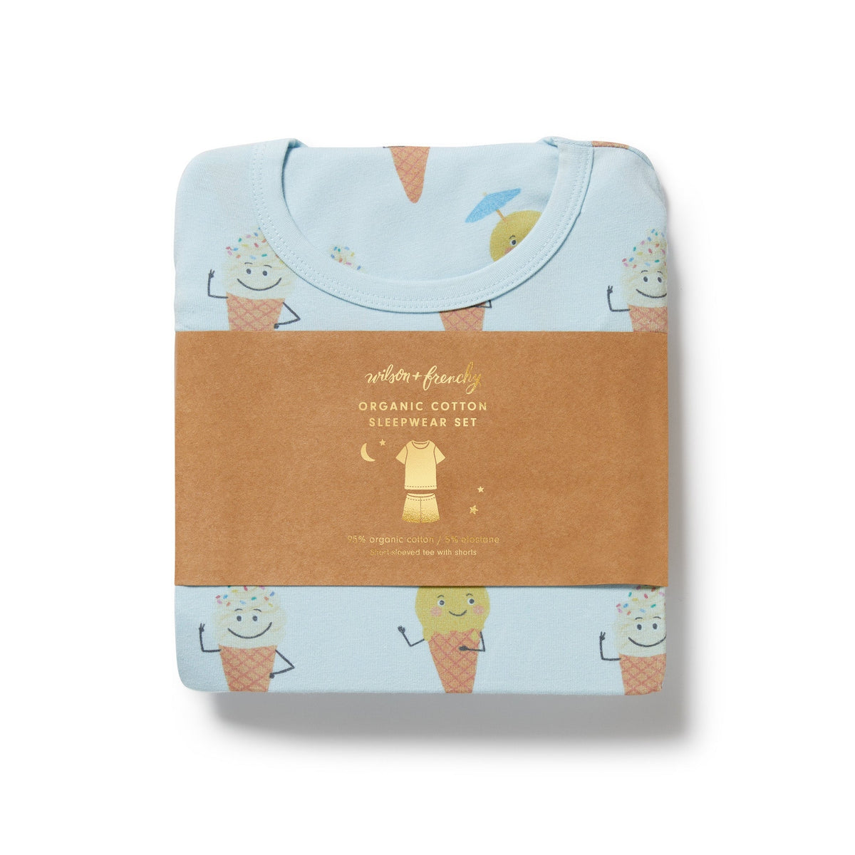 Frosty Friends Organic Short Sleeved Pyjamas