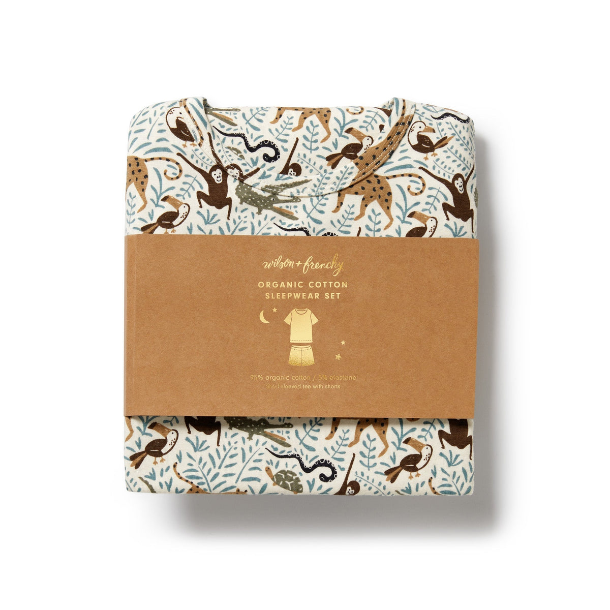 Mini Jungle Organic Short Sleeved Pyjamas