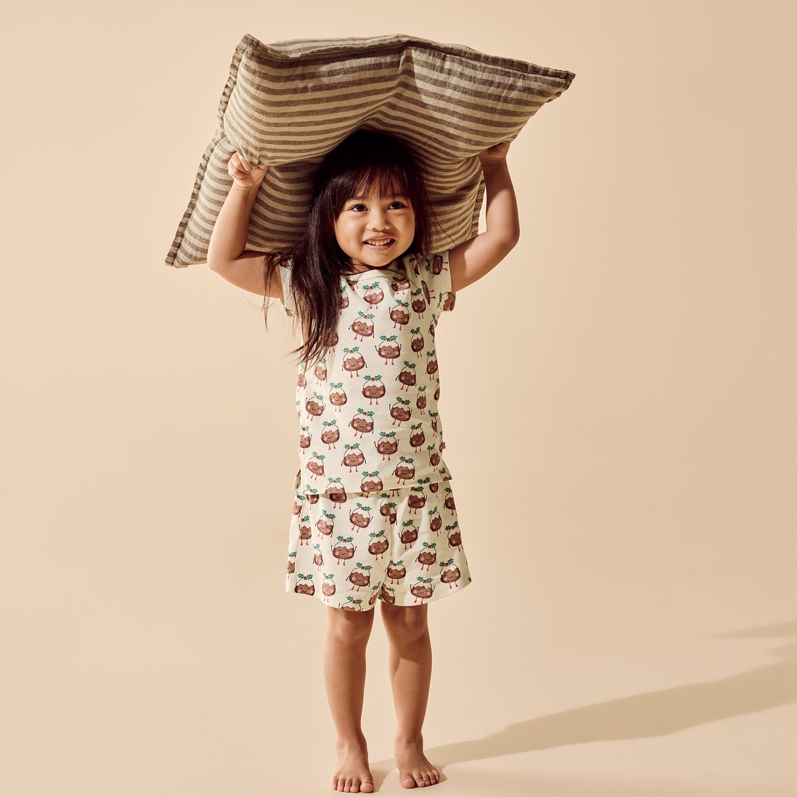 Little Pudin Organic Rib Short Sleeved Pyjamas