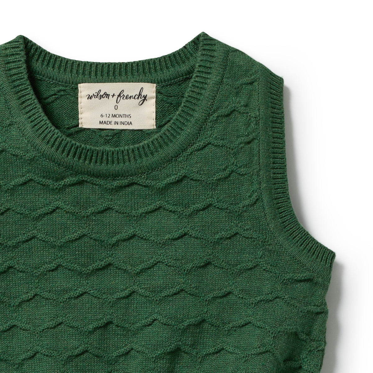 Lillipad Organic Knitted Chevron Bodysuit