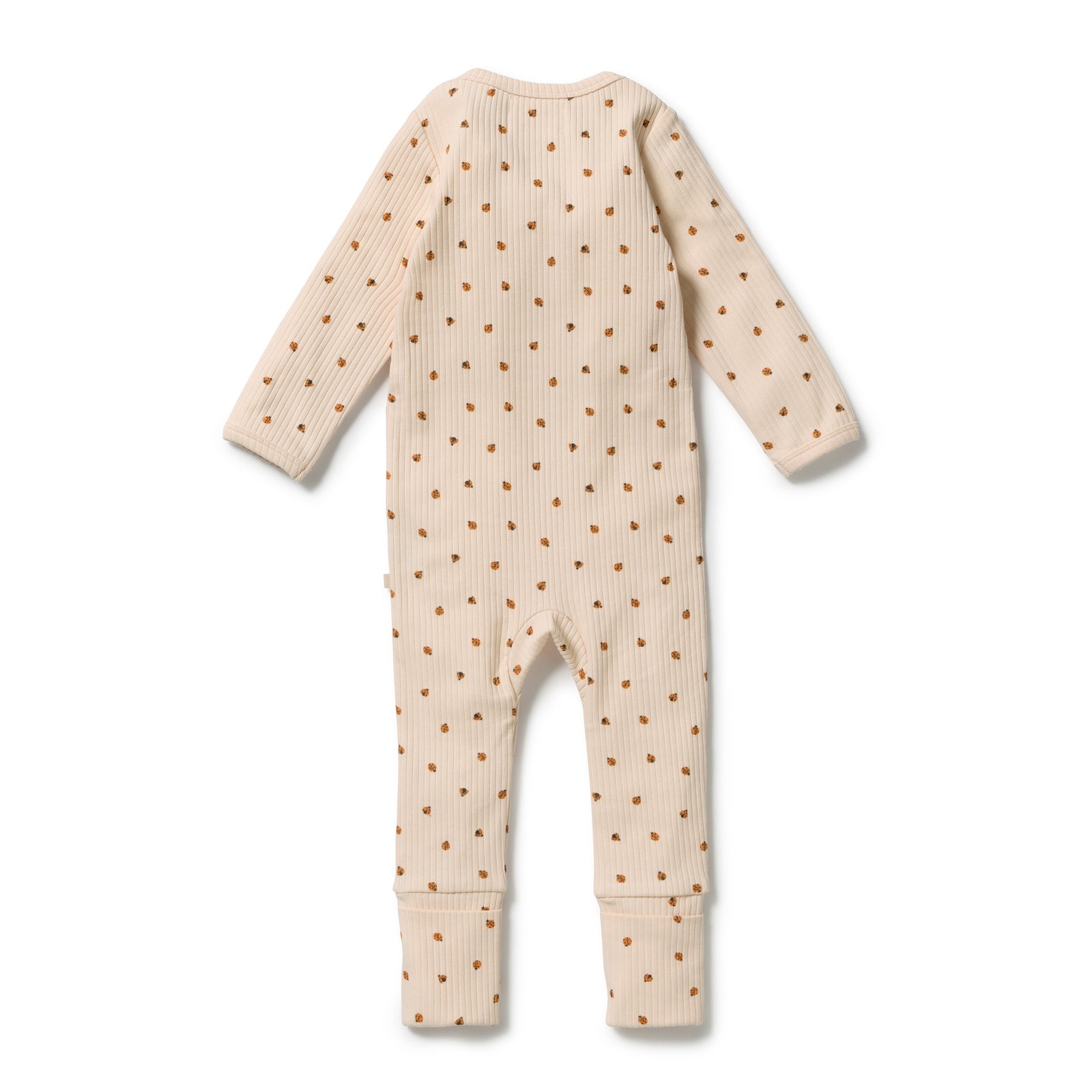 Little Lady Bugs Organic Zipsuit with Feet