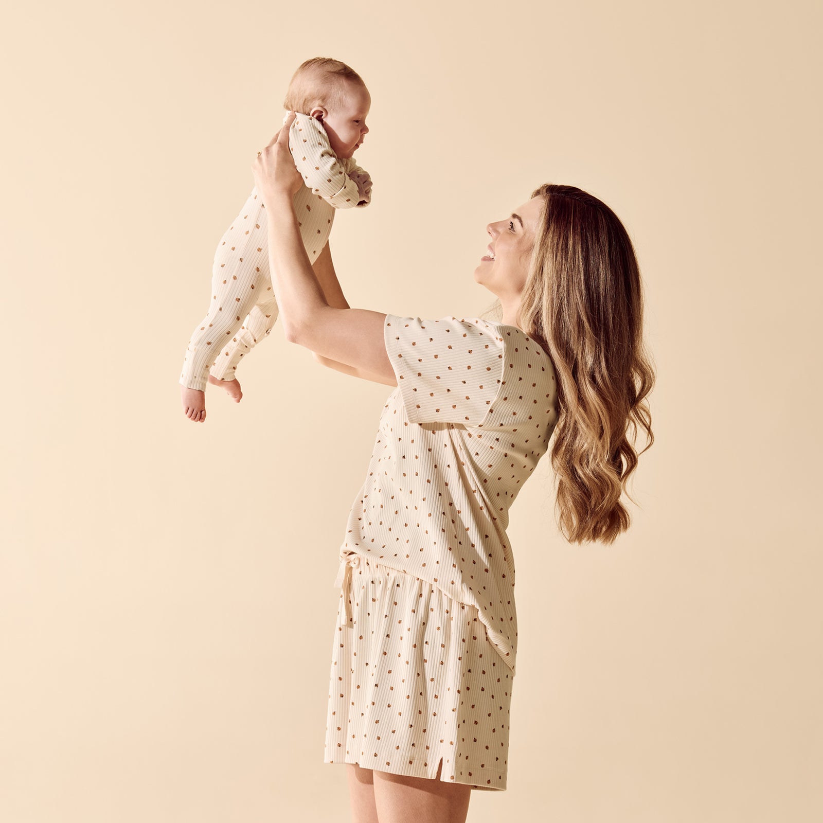 Little Lady Bugs Organic Zipsuit with Feet