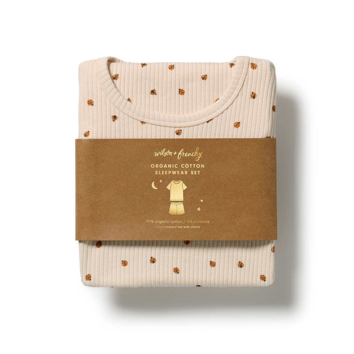 Little Lady Bugs Organic Short Sleeved Pyjamas