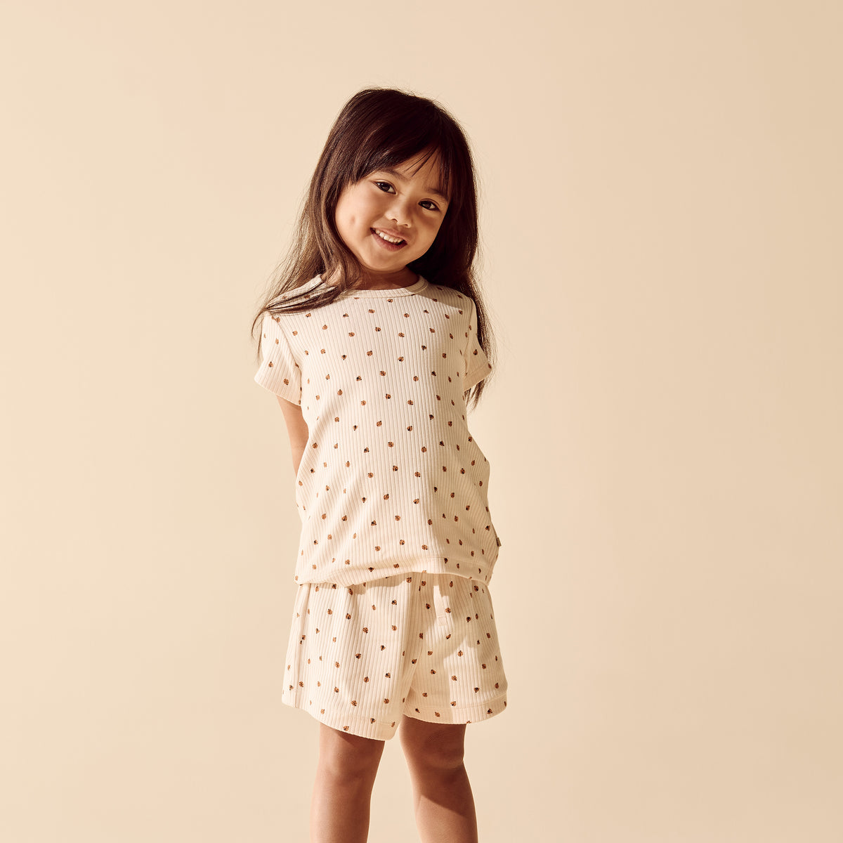 Little Lady Bugs Organic Short Sleeved Pyjamas