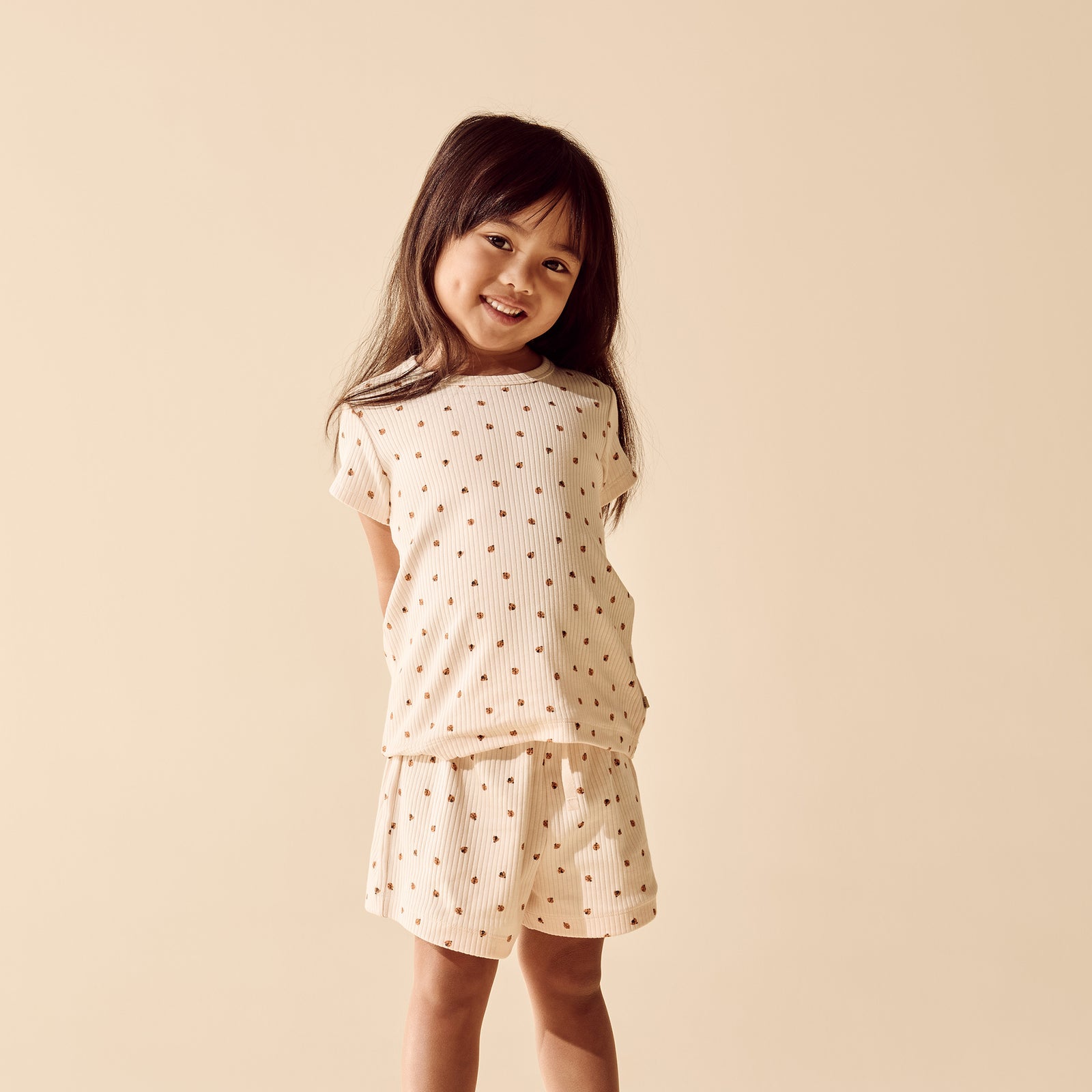 Little Lady Bugs Organic Short Sleeved Pyjamas