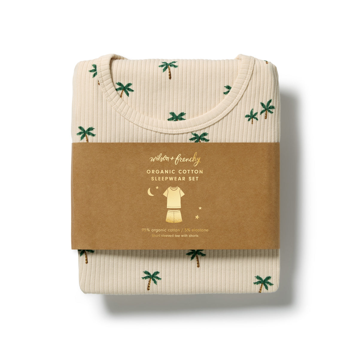 Tiny Palm Organic Short Sleeved Pyjamas