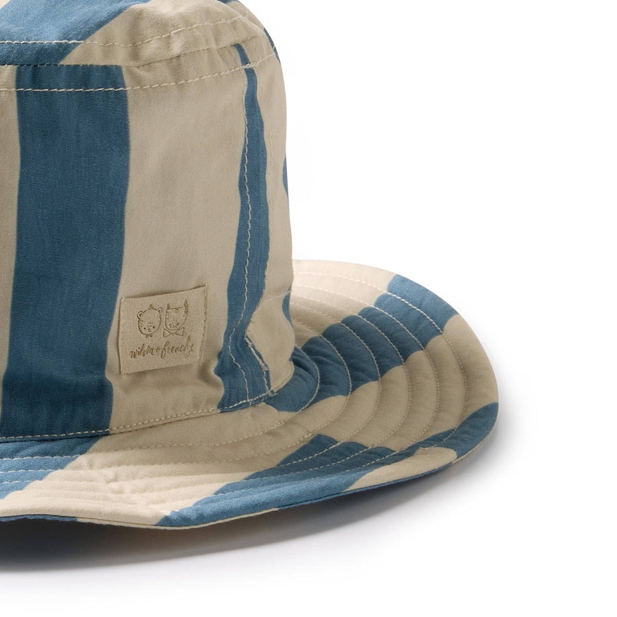 Ocean Stripe Sun Hat