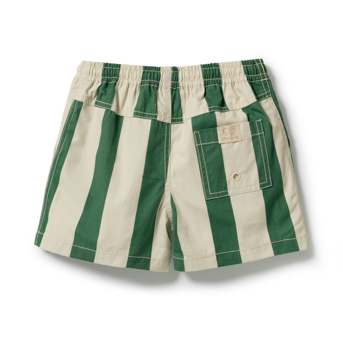 Lagoon Stripe Swim Board Short