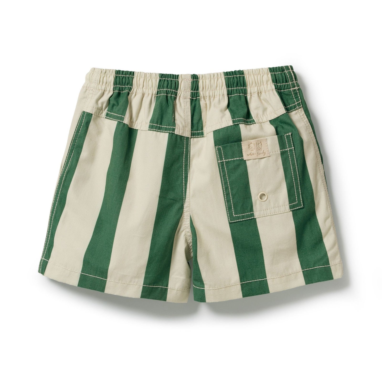 Lagoon Stripe Swim Board Short