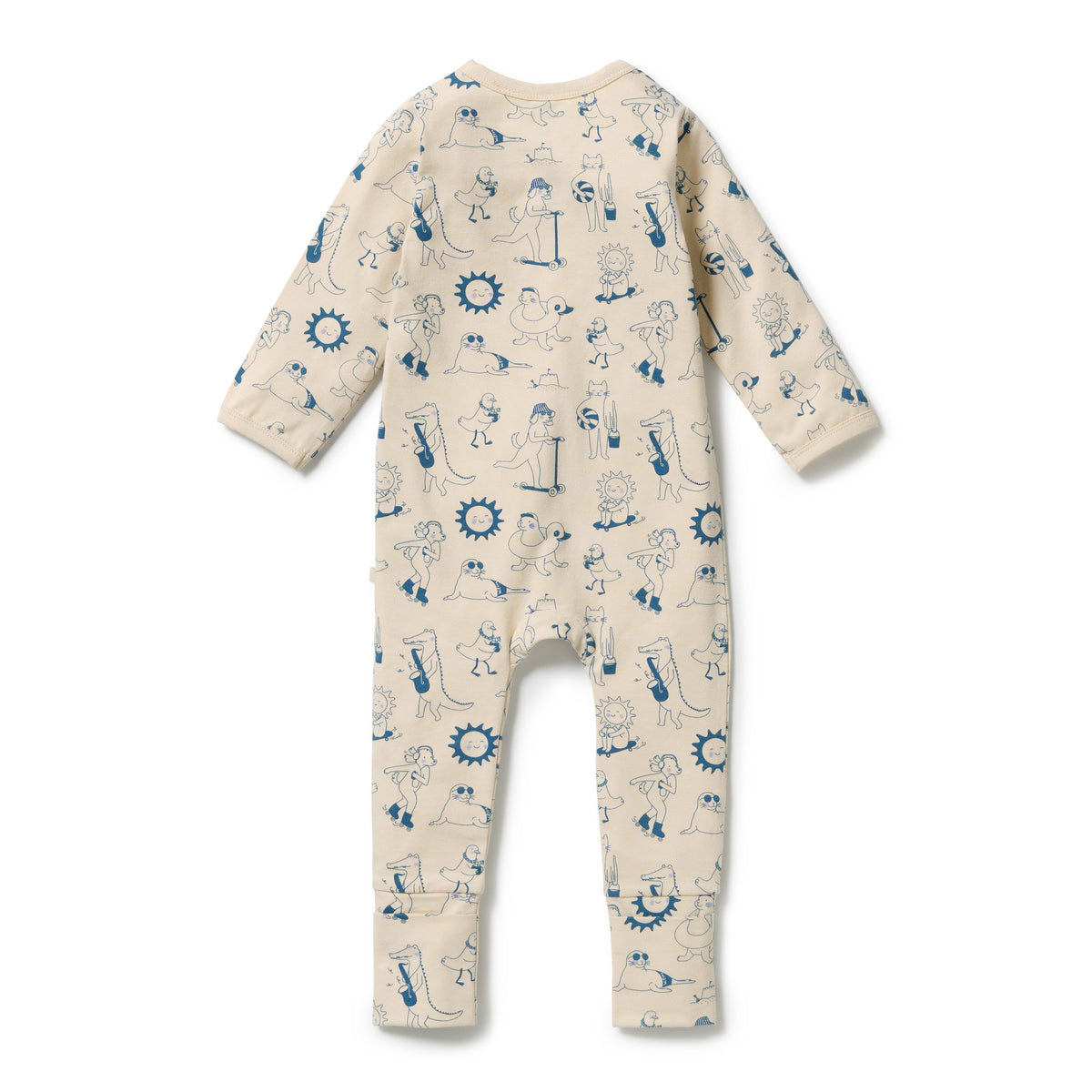 Tout est Magique Organic Zipsuit with Feet