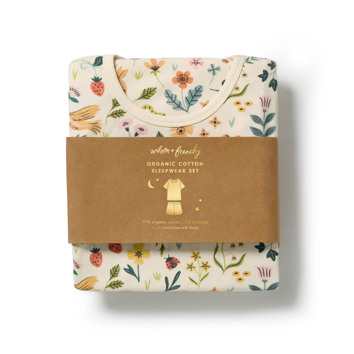 Summer Garden Organic Short Sleeved Pyjamas