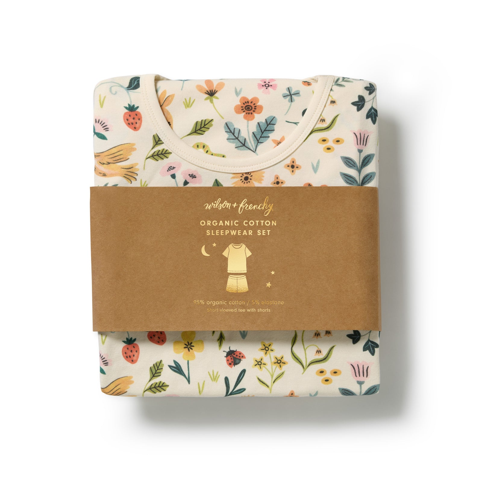 Summer Garden Organic Short Sleeved Pyjamas