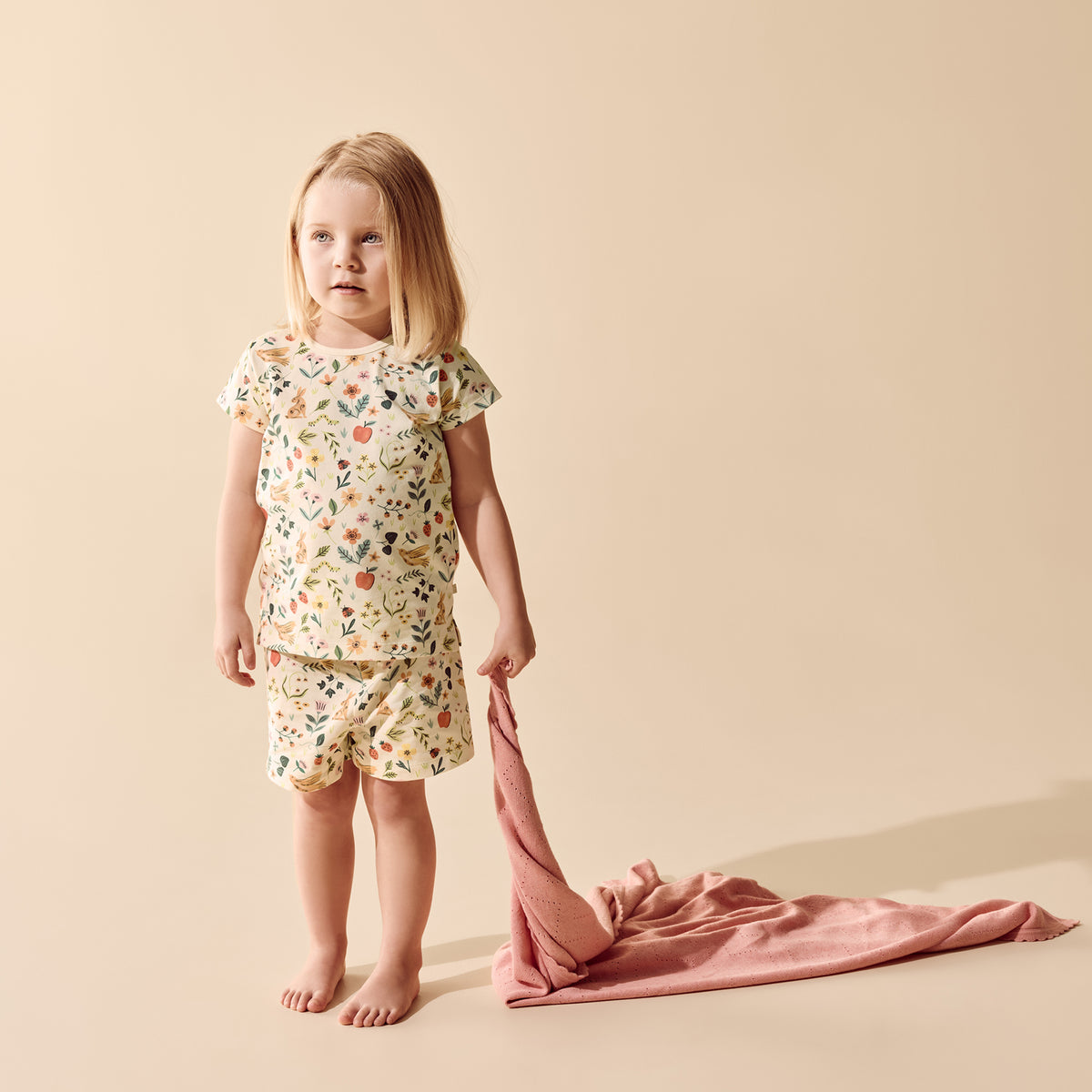 Summer Garden Organic Short Sleeved Pyjamas