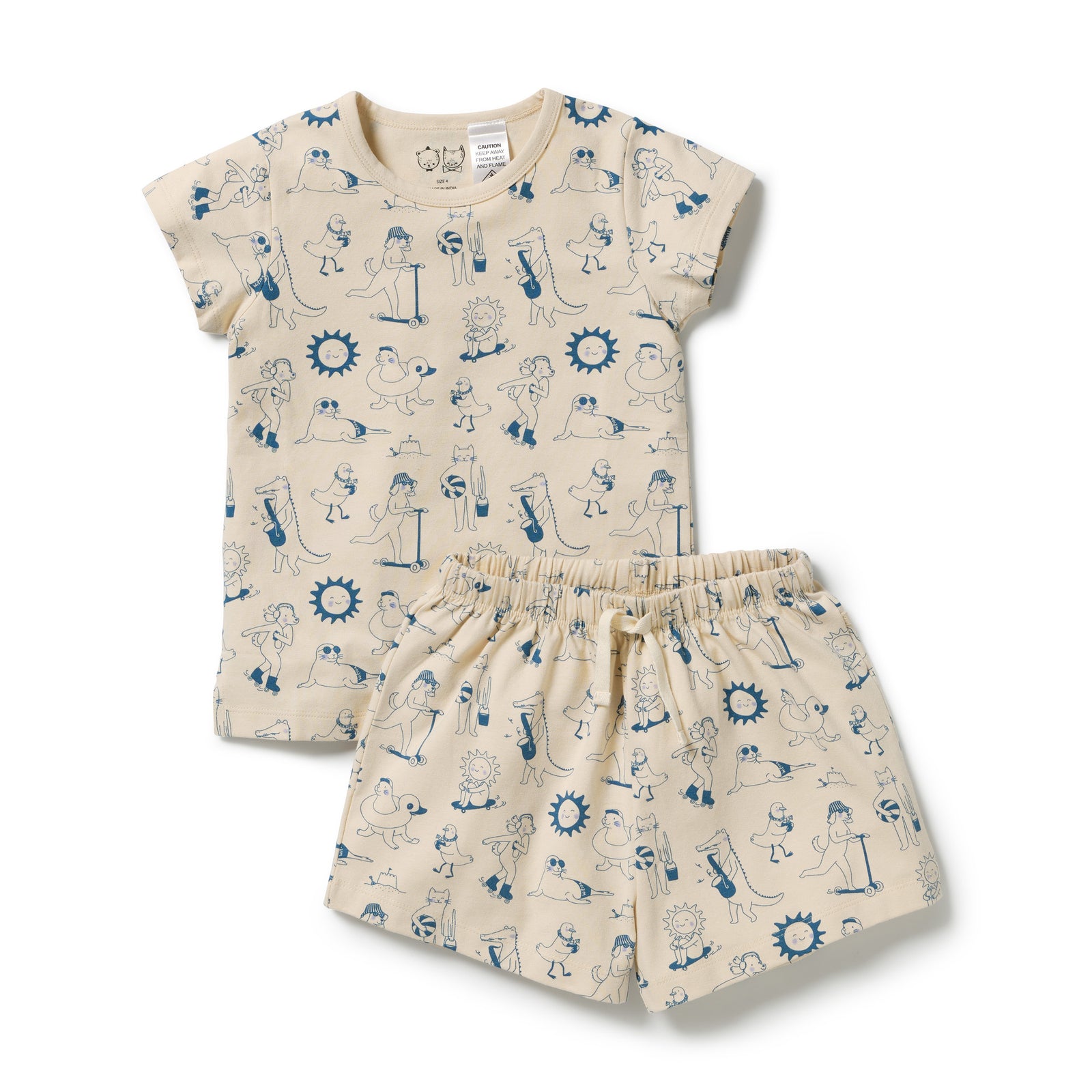 Tout est Magique Organic Short Sleeved Pyjamas