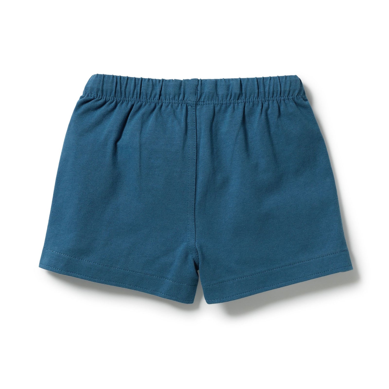 Bright Blue Organic Tie Front Short