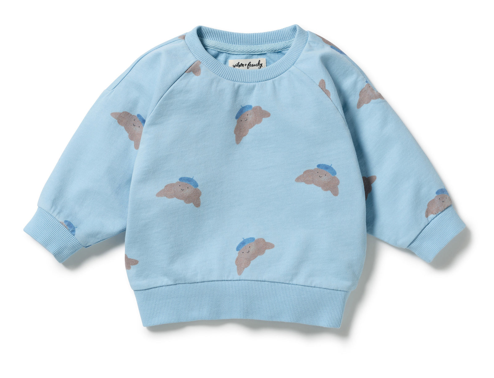 Little Croissant Organic Garment Dyed Sweat