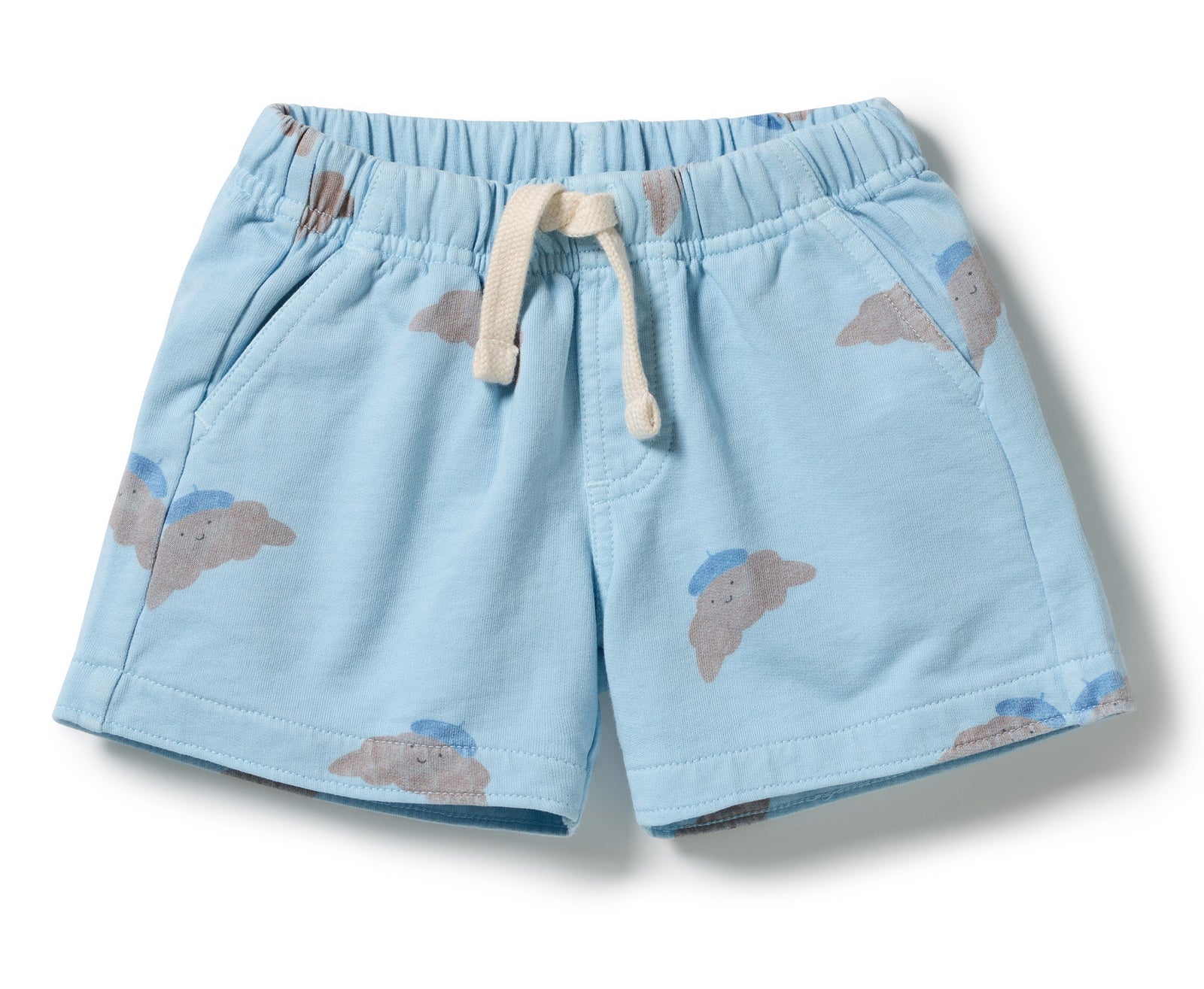 Little Croissant Organic Garment Dyed Sweat Long Short