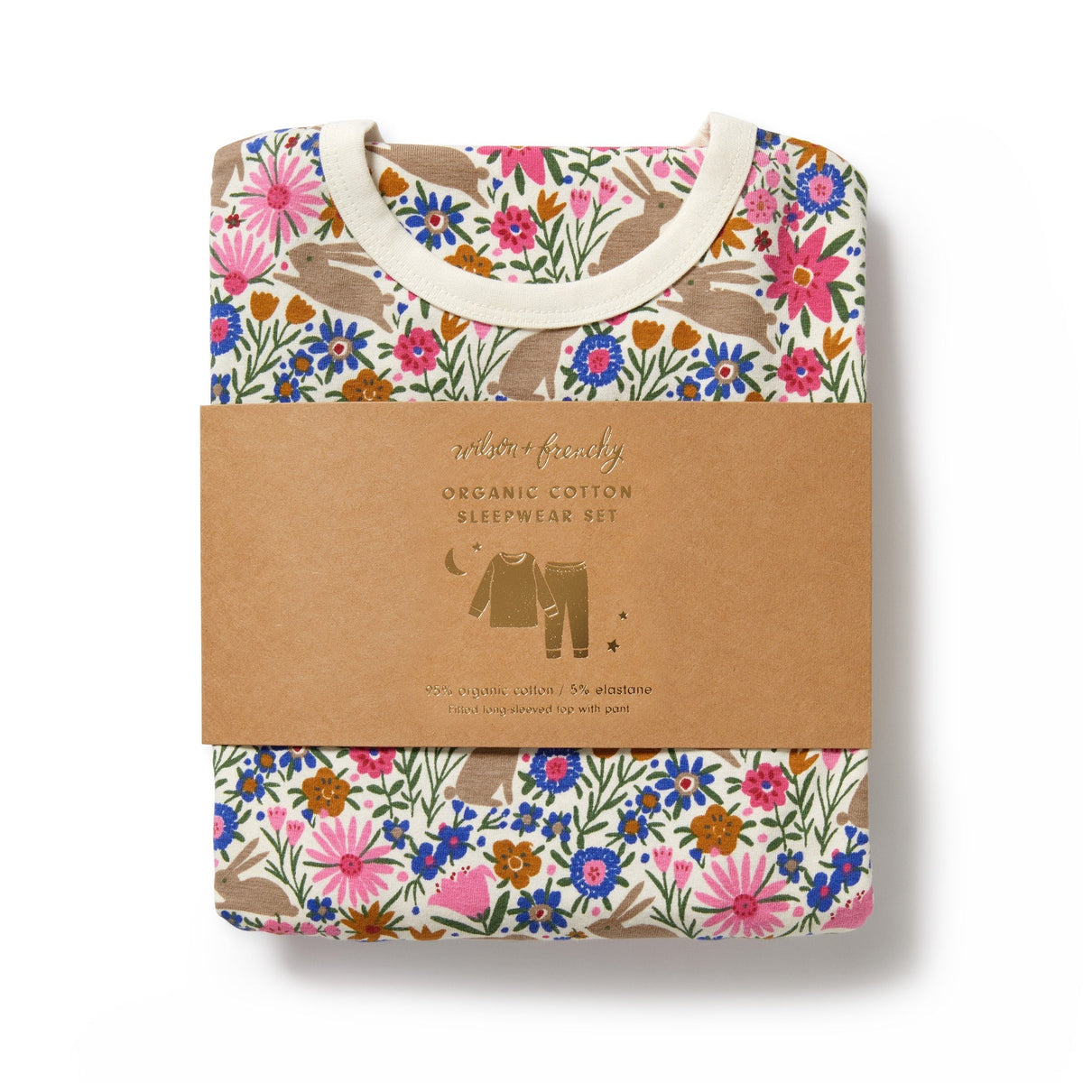Bunny Hop Organic long sleevedd Pyjamas