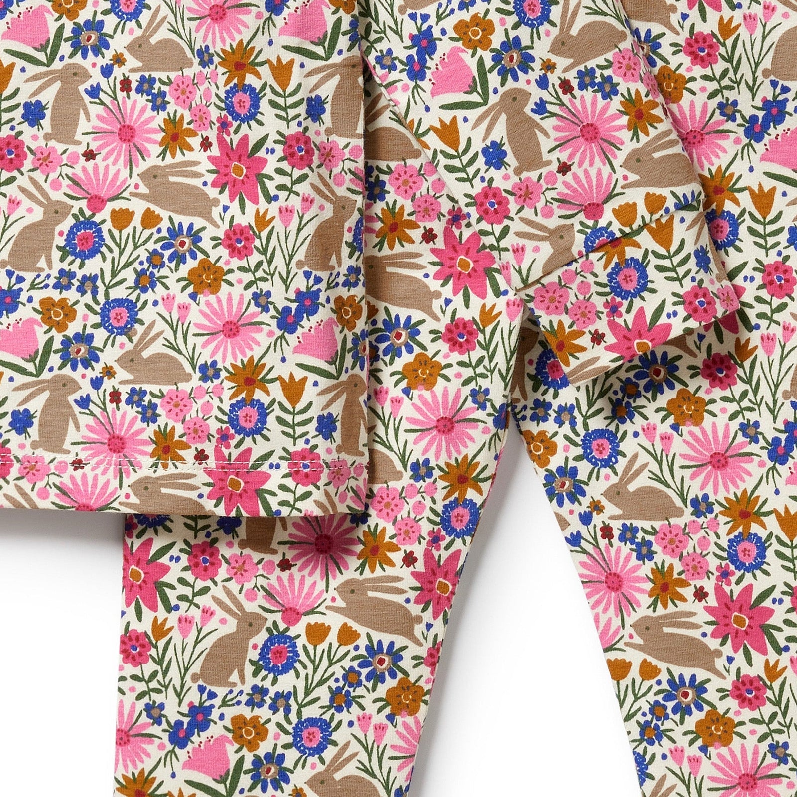 Bunny Hop Organic long sleevedd Pyjamas
