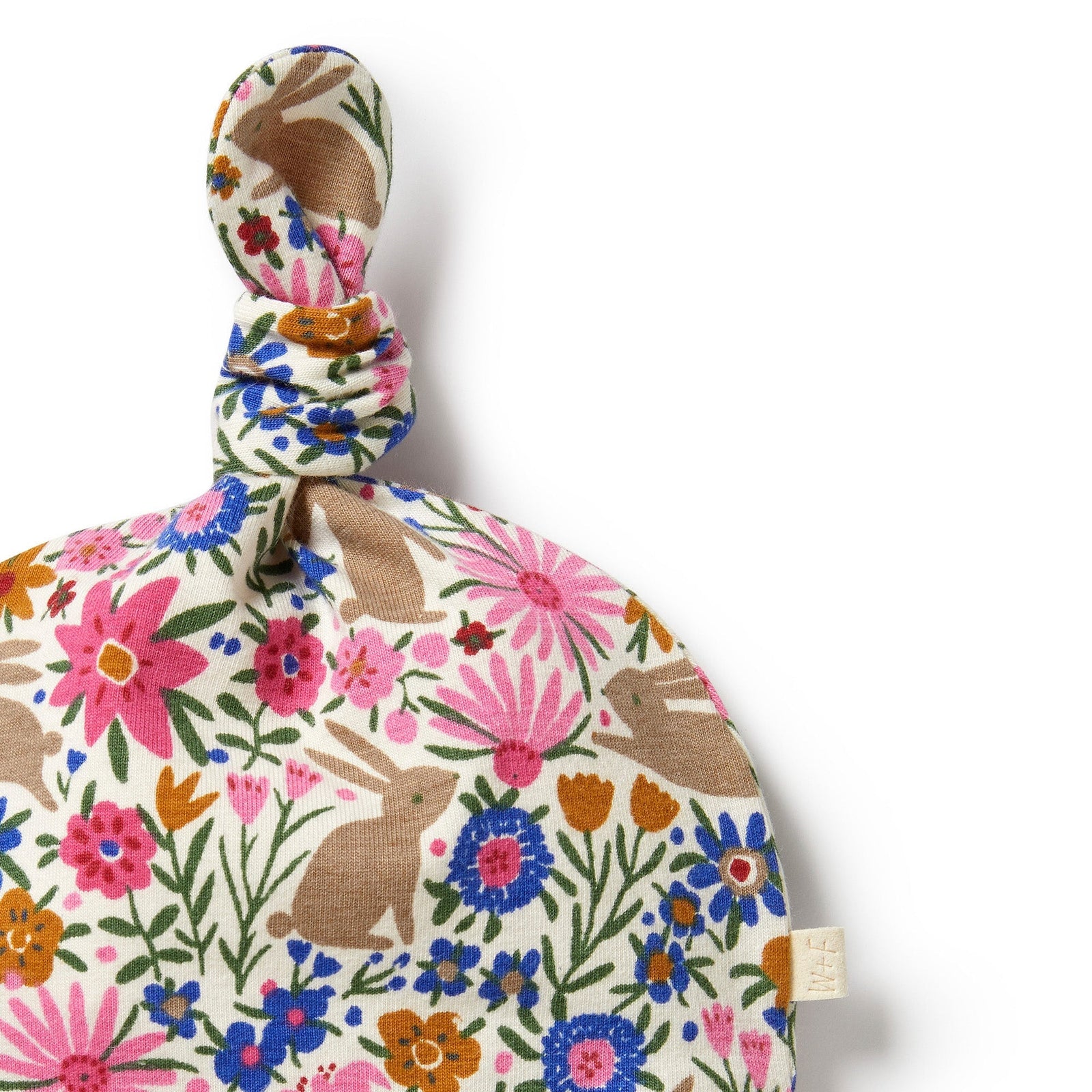 Bunny Hop Organic Knot Hat