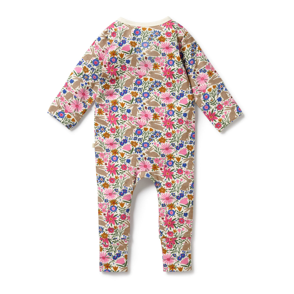 Bunny Hop Organic Zipsuit With Feet