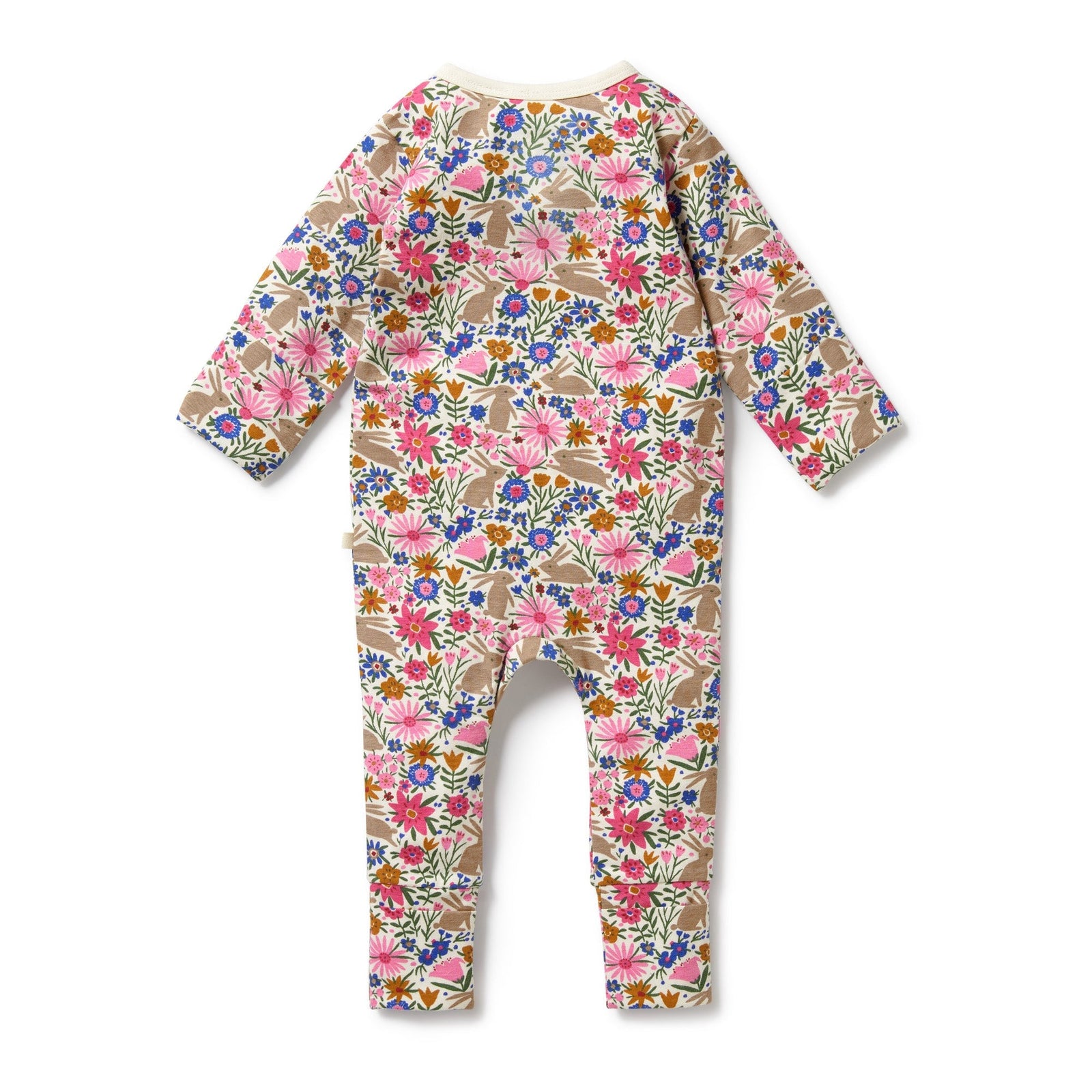 Bunny Hop Organic Zipsuit With Feet