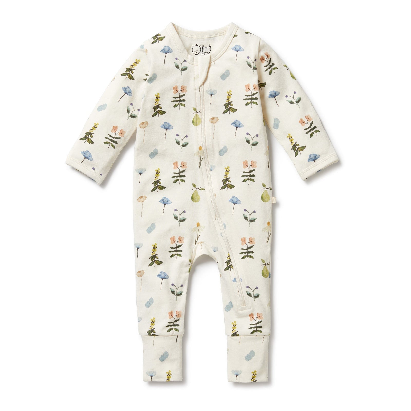 Petit Garden Organic Zipsuit With Feet