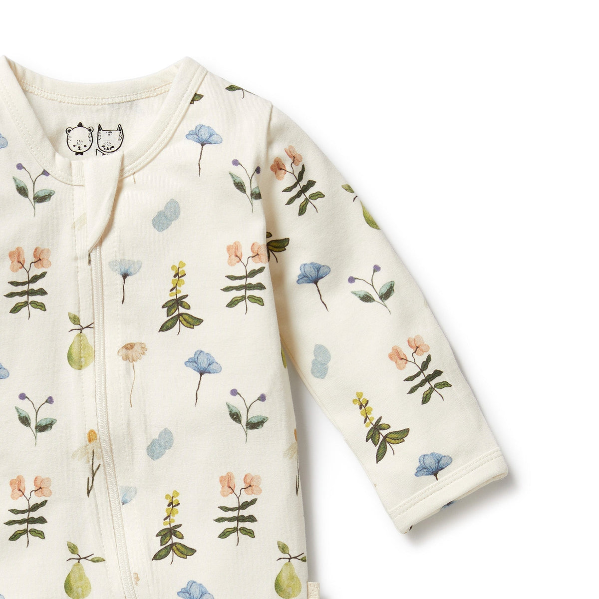 Petit Garden Organic Zipsuit With Feet