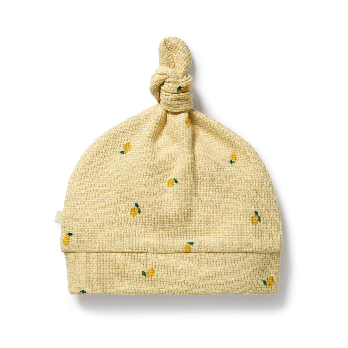 Little Lemon Organic Waffle Knot Hat