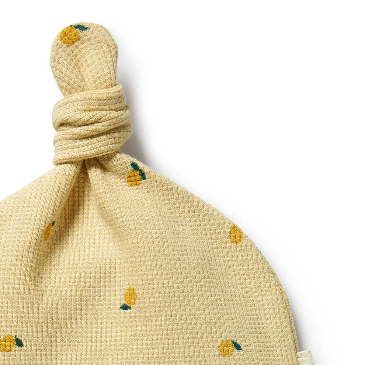 Little Lemon Organic Waffle Knot Hat