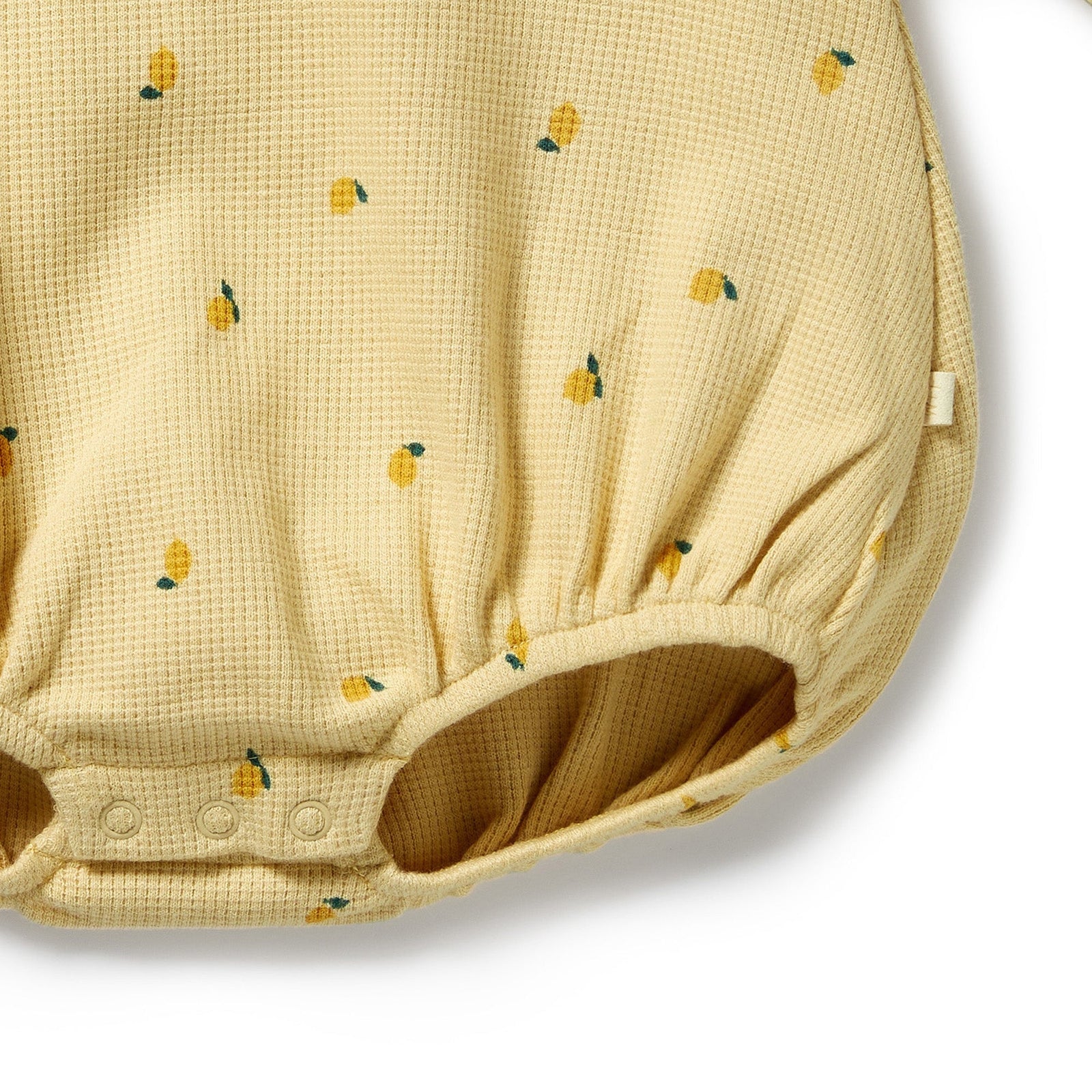 Little Lemon Organic Waffle Bodysuit