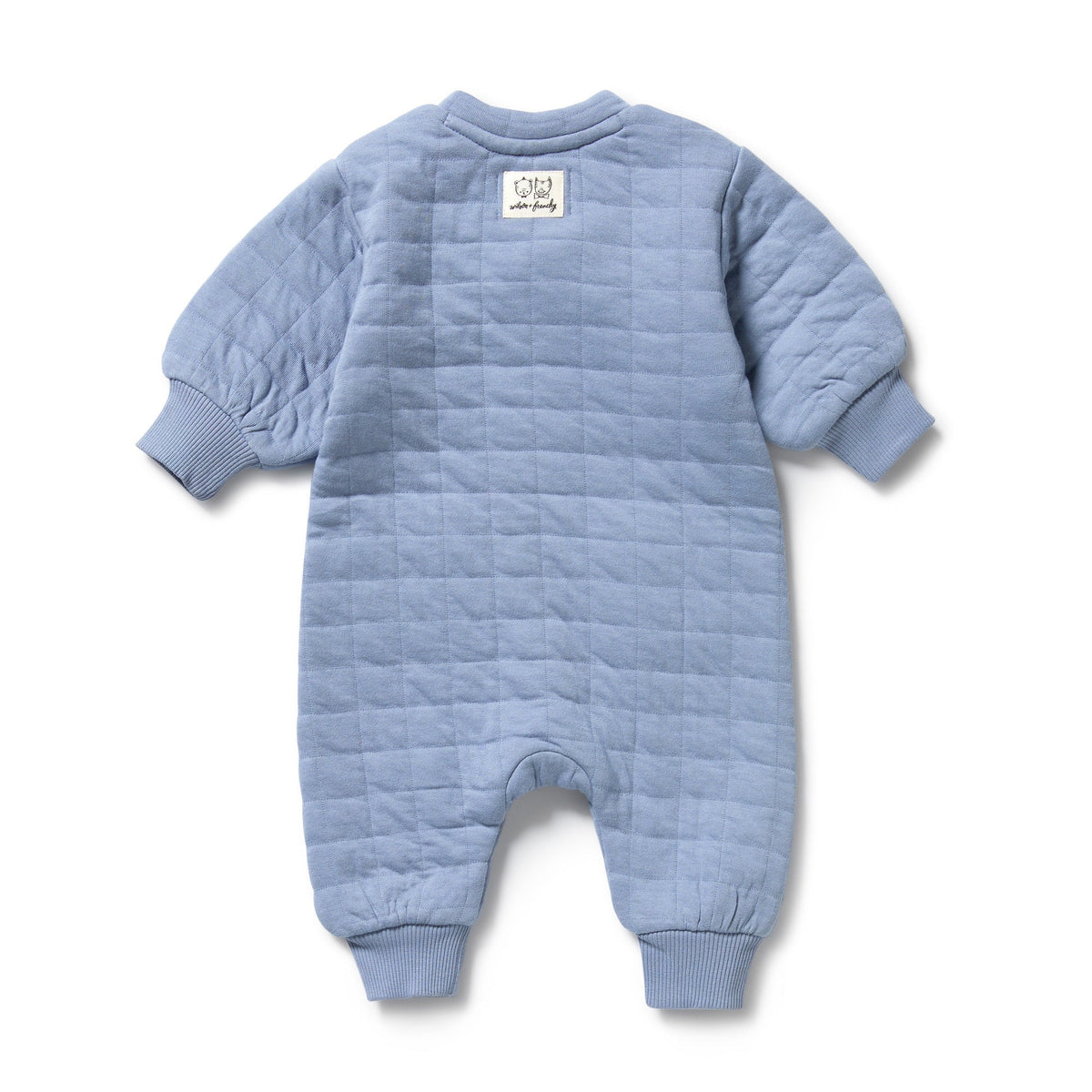 Sky Blue Organic Quilted Growsuit