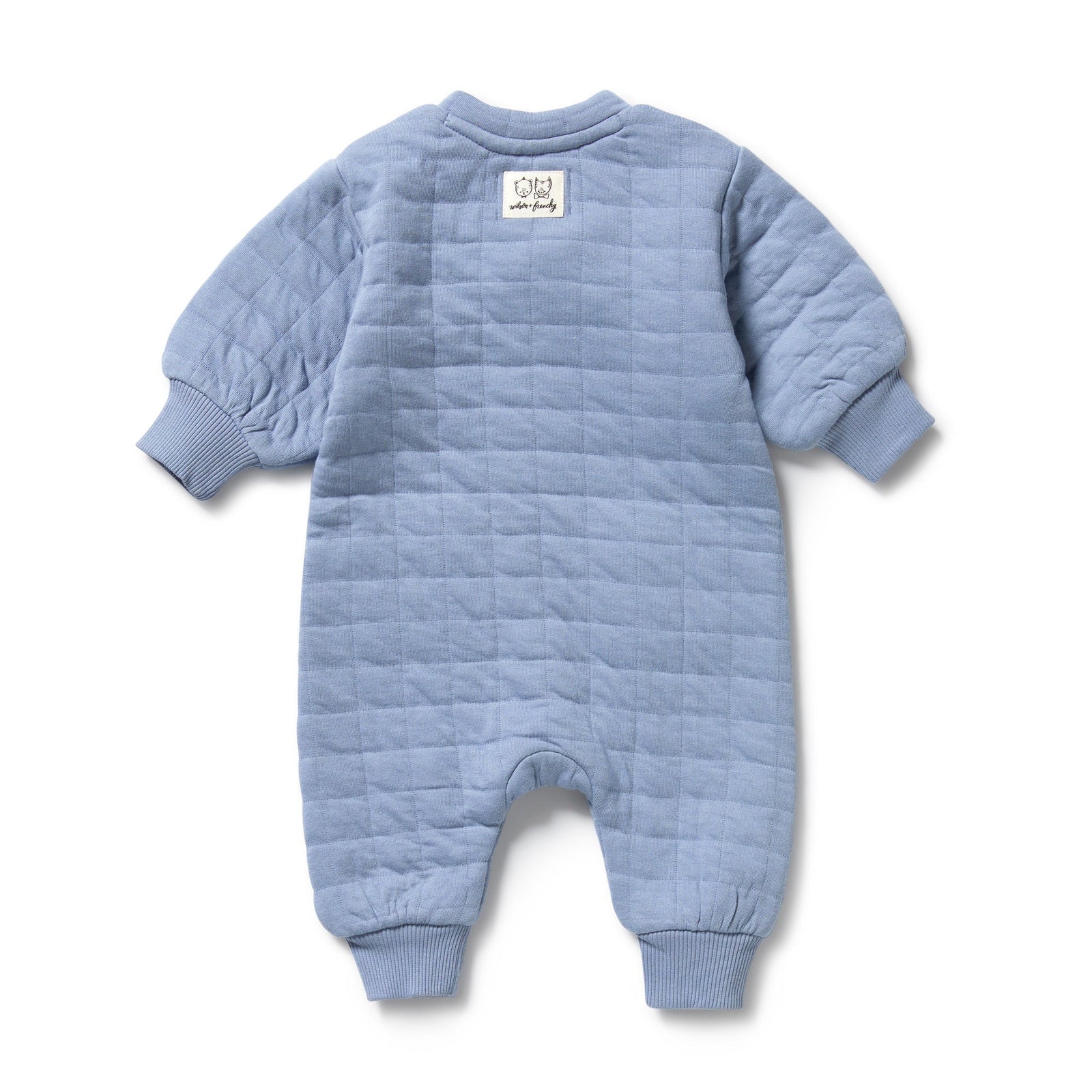 Sky Blue Organic Quilted Growsuit