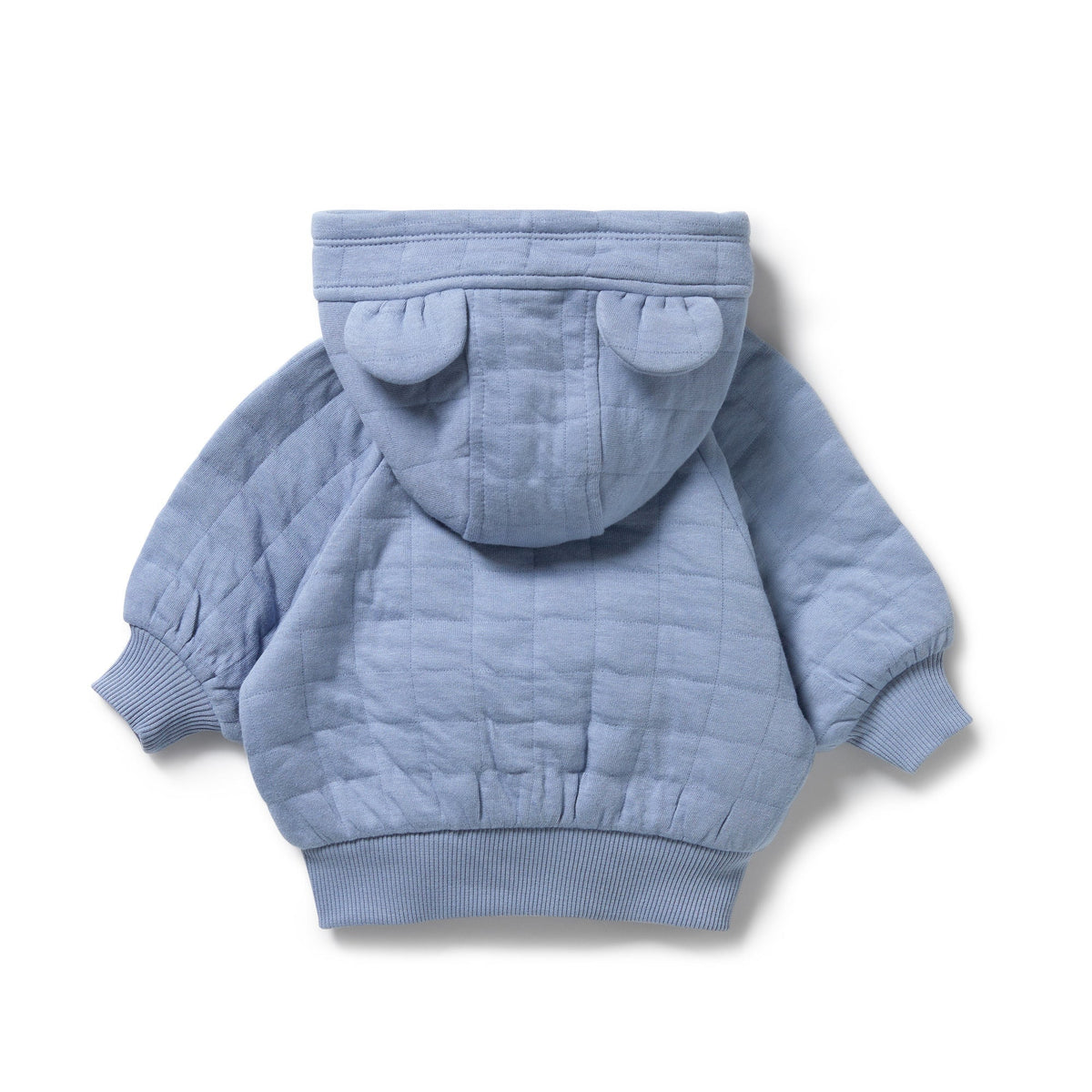 Sky Blue Organic Quilted Jacket