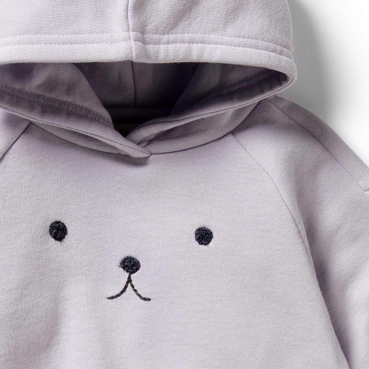 Lavender Organic Terry Hooded Sweat