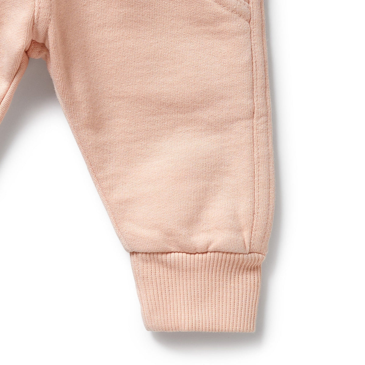 Blush Pink Organic Terry Sweat Pant