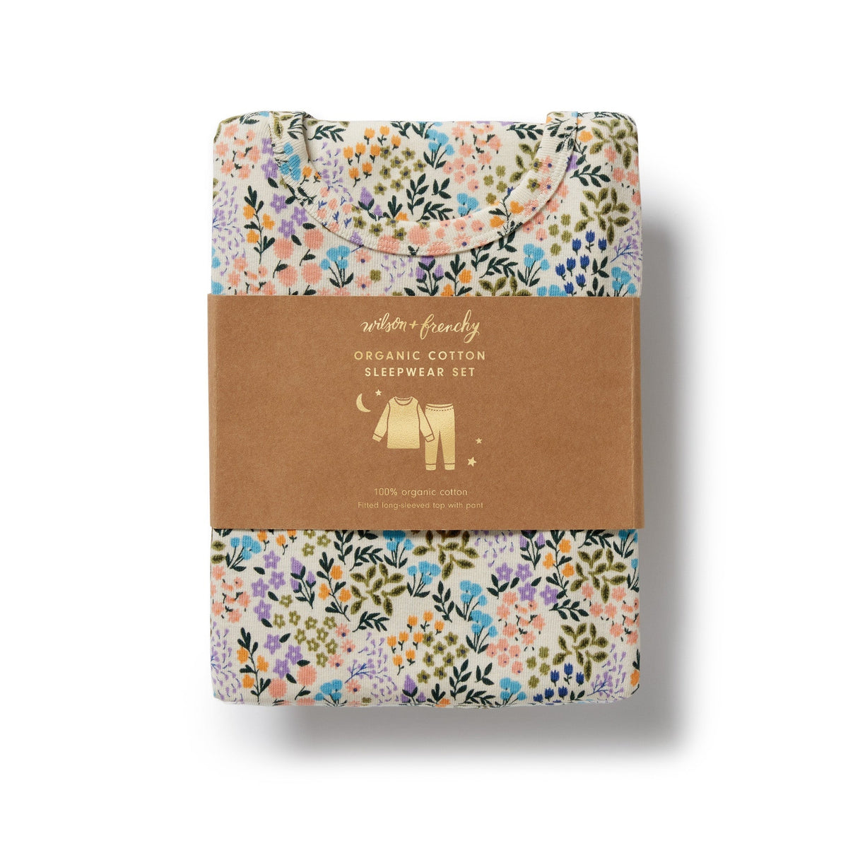 Tiny Bloom Organic Long Sleeved Pyjamas