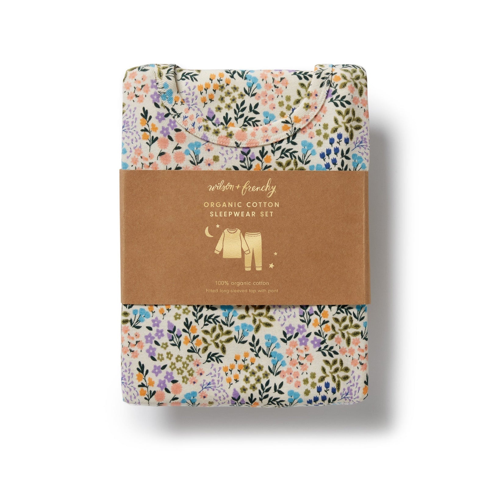 Tiny Bloom Organic Long Sleeved Pyjamas