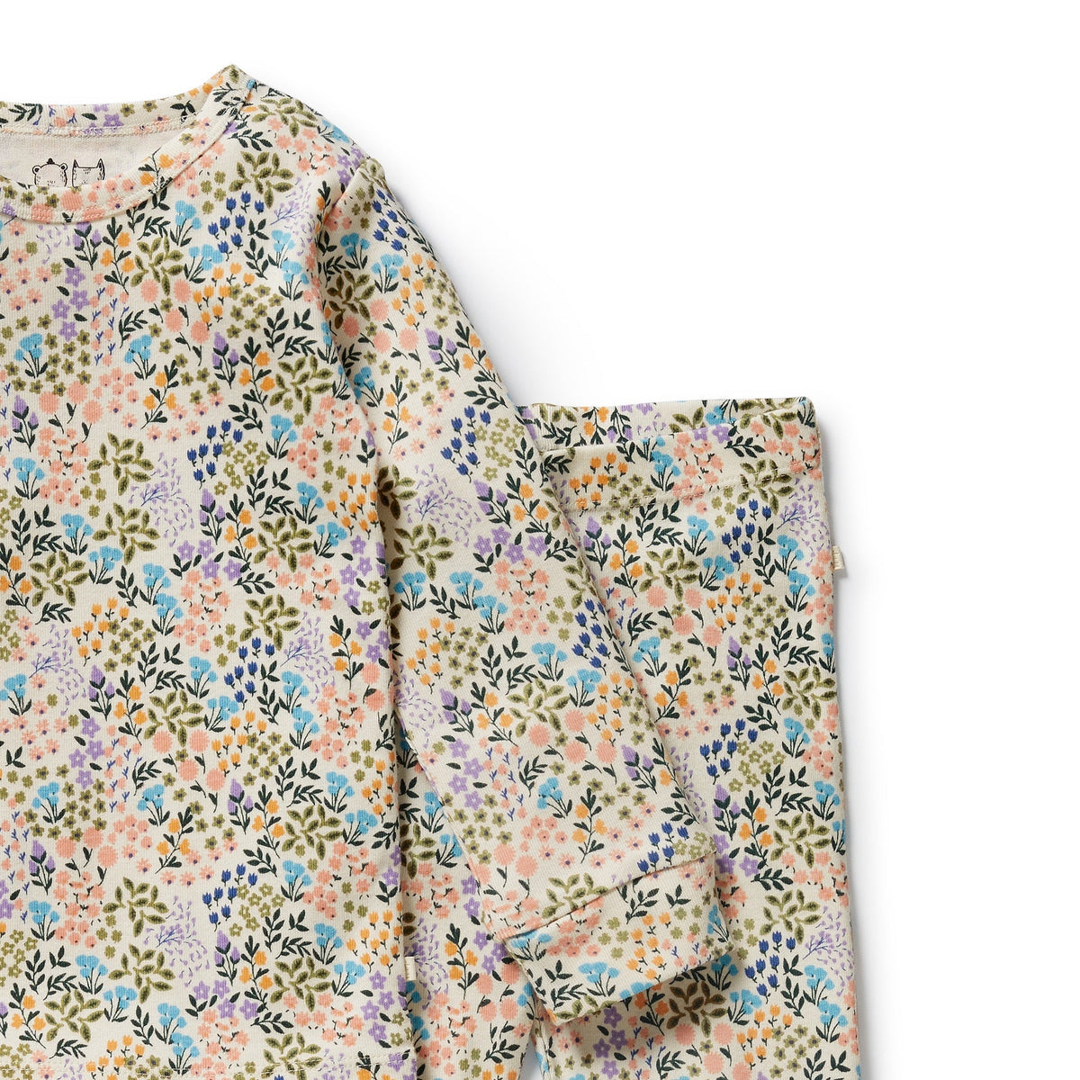 Tiny Bloom Organic Long Sleeved Pyjamas
